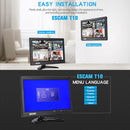 ESCAM T10 10.0 inch TFT LCD 1024x600 Monitor with VGA & HDMI & AV & BNC & USB for PC CCTV Security