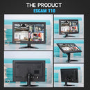 ESCAM T10 10.0 inch TFT LCD 1024x600 Monitor with VGA & HDMI & AV & BNC & USB for PC CCTV Security