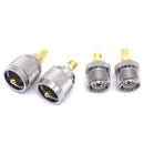 4 PCS / Set UHF PL259 SO239 to SMA Plug RF Connector Test Converter