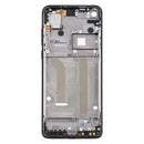 Front Housing LCD Frame Bezel Plate for Motorola Moto One Vision(Black)