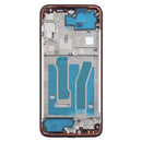 Front Housing LCD Frame Bezel Plate for Motorola Moto G8 Plus(Red)
