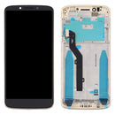 LCD Screen and Digitizer Full Assembly With Frame for Motorola Moto E5/ G6 Play(Brazil)(Gold)