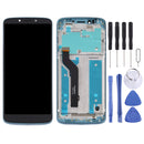 LCD Screen and Digitizer Full Assembly With Frame for Motorola Moto E5 Plus(Blue)