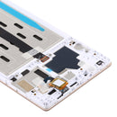LCD Screen and Digitizer Full Assembly With Frame for Lenovo Phab2 / PB2-650 / PB2-650N / PB2-650M (Gold)