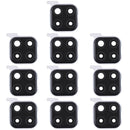 10 PCS Camera Lens Cover for Huawei Nova 5i Pro (Black)