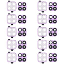 10 PCS Camera Lens Cover for Huawei Nova 6 SE (Purple)