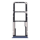 SIM Card Tray + SIM Card Tray + Micro SD Card Tray for Xiaomi Redmi 10X 4G / Redmi Note 9(Blue)