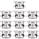 10 PCS Charging Port Connector for Huawei P8 Lite (2017)