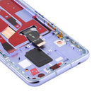 LCD Screen and Digitizer Full Assembly with Frame for Huawei Nova 6 5G (Purple)