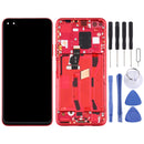 LCD Screen and Digitizer Full Assembly with Frame for Huawei Nova 6 5G (Red)
