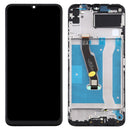 LCD Screen and Digitizer Full Assembly with Frame for Huawei Y6p (Black)