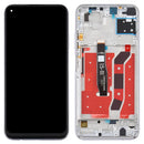 LCD Screen and Digitizer Full Assembly with Frame for Huawei P40 Lite (Silver)
