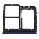 SIM Card Tray + SIM Card Tray + Micro SD Card Tray for Asus Zenfone Max Plus (M1) ZB570TL / X018D(Blue)