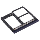 SIM Card Tray + SIM Card Tray + Micro SD Card Tray for Asus Zenfone Max Plus (M1) ZB570TL / X018D(Blue)