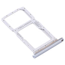 SIM Card Tray + SIM Card Tray / Micro SD Card Tray for Huawei Y9s 2020 (Silver)
