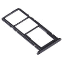 SIM Card Tray + SIM Card Tray + Micro SD Card Tray for Huawei Y6s (2020) (Black)