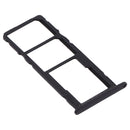 SIM Card Tray + SIM Card Tray + Micro SD Card Tray for Huawei Y6 (2019) (Black)