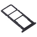 SIM Card Tray + SIM Card Tray + Micro SD Card Tray for Huawei Y6p (Black)