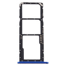 SIM Card Tray + SIM Card Tray + Micro SD Card Tray for Huawei Y8s (Blue)