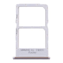 SIM Card Tray + NM Card Tray for Huawei P40 Lite (Silver)
