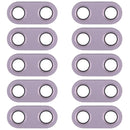 10 PCS Back Camera Lens for Asus Zenfone 5 ZE620KL / ZS620KL (Purple)