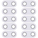 10 PCS Back Camera Lens for Asus Zenfone 5 ZE620KL / ZS620KL (White)