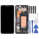 LCD Screen and Digitizer Full Assembly With Frame for LG V50 ThinQ 5G LM-V500 LM-V500N LM-V500EM LM-V500XM LM-V450PM LM-V450(Black)
