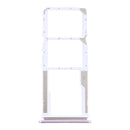 SIM Card Tray + SIM Card Tray + Micro SD Card Tray for Xiaomi Redmi 9 (Pink)