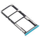 SIM Card Tray + SIM Card Tray + Micro SD Card Tray for Xiaomi Redmi 9 (Green)
