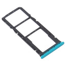 SIM Card Tray + SIM Card Tray + Micro SD Card Tray for Xiaomi Redmi 9 (Green)
