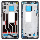 Original Front Housing LCD Frame Bezel Plate for OPPO Reno5 Pro 5G PDSM00, PDST00, CPH2201 (Black)