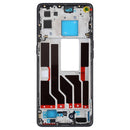Original Front Housing LCD Frame Bezel Plate for OPPO Reno5 Pro 5G PDSM00, PDST00, CPH2201 (Black)