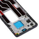 Original Front Housing LCD Frame Bezel Plate for OPPO Reno5 Pro 5G PDSM00, PDST00, CPH2201 (Black)