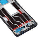 Original Front Housing LCD Frame Bezel Plate for OPPO Reno5 Pro 5G PDSM00, PDST00, CPH2201 (Black)