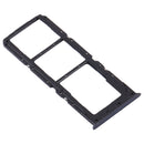 SIM Card Tray + SIM Card Tray + Micro SD Card Tray for OPPO A91 CPH2001 CPH2021 PCPM00 (Black)