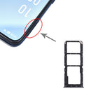 SIM Card Tray + SIM Card Tray + Micro SD Card Tray for OPPO A91 CPH2001 CPH2021 PCPM00 (Gold)
