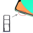 SIM Card Tray + SIM Card Tray + Micro SD Card Tray for OPPO Realme C11 RMX2185 (Blue)