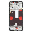 Front Housing LCD Frame Bezel Plate for OPPO Reno4 5G PDPM00, PDPT00, CPH2091(Black)