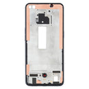 Front Housing LCD Frame Bezel Plate for OPPO Reno4 5G PDPM00, PDPT00, CPH2091(Black)