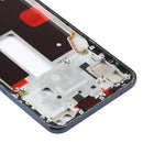 Front Housing LCD Frame Bezel Plate for OPPO Reno4 5G PDPM00, PDPT00, CPH2091(Black)