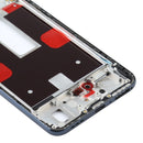 Front Housing LCD Frame Bezel Plate for OPPO Reno4 5G PDPM00, PDPT00, CPH2091(Black)