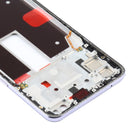 Front Housing LCD Frame Bezel Plate for OPPO Reno4 5G PDPM00, PDPT00, CPH2091(Purple)