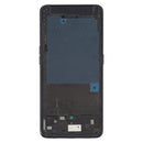 Front Housing LCD Frame Bezel Plate for OPPO Reno 5G/Reno 4G PCAM00 PCAT00 CPH1917 CPH1921 (Black)