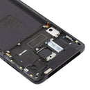 Front Housing LCD Frame Bezel Plate for OPPO Reno 5G/Reno 4G PCAM00 PCAT00 CPH1917 CPH1921 (Black)