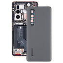 Original Leather Material Battery Back Cover for OPPO Find X2 Pro CPH2025 PDEM30(Black)