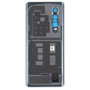Original Leather Material Battery Back Cover for OPPO Find X2 Pro CPH2025 PDEM30(Black)