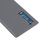 Original Leather Material Battery Back Cover for OPPO Find X2 Pro CPH2025 PDEM30(Black)