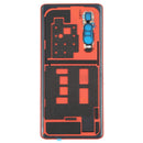 Original Leather Material Battery Back Cover for OPPO Find X2 Pro CPH2025 PDEM30(Orange)