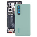 Original Leather Material Battery Back Cover for OPPO Find X2 Pro CPH2025 PDEM30(Green)
