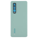 Original Leather Material Battery Back Cover for OPPO Find X2 Pro CPH2025 PDEM30(Green)